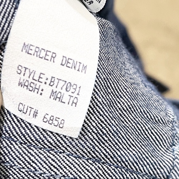 Anlo Dark Wash Malta Mercer Denim Low Rise Flare Leg Jeans Size 29 NWT - Picture 8 of 8